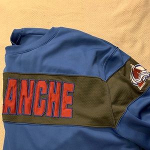 Colorado Avalanche Hockey Jersey Sweatshirt